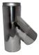Ramificatii din inox tip "Y" la 45 perete simplu