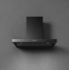  Hota de perete cu Sistem de Reducere a Zgomotului NRS FALMEC PLANE BLACK L=90 cm, Culoare Neagra, 800 mc/h, Aspiratie perimetrala, Fabricatie Italia, Garantie 5 ani, Nivel de zgomot maxim 54dB
