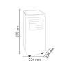 Aer conditionat portabil, ARGO ETIENNE, 8000 BTU, Clasa A, Eco, Telecomanda, Kit de evacuare aer inclus, Adaptor ferestre culisante, Flapsuri multi directionale, Timer, Sleep, Dezumidificare
Aer conditionat portabil, ARGO ETIENNE, 8000 BTU, Clasa A, Eco, Telecomanda, Kit de evacuare aer inclus, Adaptor ferestre culisante, Flapsuri multi directionale, Timer, Sleep, Dezumidificare