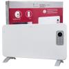 Convector electric de podea/perete Argo Minimal Week 1500W, Timer saptamanal,Instalare pe perete,  IP24, Termostat digital, Telecomanda,  2 trepte de putere, Display LED