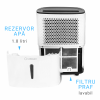 Dezumidificator de aer Turbionaire Smart 10 Eco - 10 l/24h, Garantie 3 ani, Panou de control digital , Indicator nivel apa, Ecologic, Higrostat electronic, Timer, Auto Restart, Filtru lavabil, Silentios