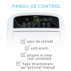 Dezumidificator de aer Turbionaire Smart 16 Eco - 16 l/24h, Garantie 3 ani, Panou de control digital, 130mc/h, Higrostat incorporat, Timer, Auto Restart, Filtru lavabil,  Silentios