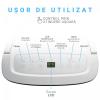 Dezumidificator de aer Turbionaire Smart 8 Eco - 8 l/24h, Garantie 3 ani, Panou de control digital , Ecologic, Higrostat electronic, Timer, Auto Restart, Filtru lavabil, Silentios