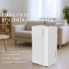 Dezumidificator Turbionaire LEVI 10, 10 l/24h, Silentios 38 dB, Garantie 3 ani, Rezervor 1.8l, Control digital tactil, Indicator luminos LED umiditate, Timer, Auto - restart