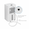 Dezumidificator Turbionaire LEVI 10, 10 l/24h, Silentios 38 dB, Garantie 3 ani, Rezervor 1.8l, Control digital tactil, Indicator luminos LED umiditate, Timer, Auto - restart