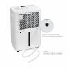 Dezumidificator Turbionaire LEVI 20 ION, 20 l/24h, Purificare prin Ionizare, Silentios, Garantie 3 ani, Rezervor 4.5l, Control digital tactil, Indicator luminos LED umiditate, Timer, Auto-restart