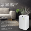 Dezumidificator Turbionaire LEVI 20 ION, 20 l/24h, Purificare prin Ionizare, Silentios, Garantie 3 ani, Rezervor 4.5l, Control digital tactil, Indicator luminos LED umiditate, Timer, Auto-restart