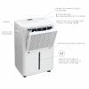 Dezumidificator Turbionaire LEVI 20 ION Clean, 20 l/24h, Purificare prin Ionizare, Filtru Hepa, Silentios 41 dB, Garantie 3 ani, Rezervor 4.5l, Control digital tactil, Indicator luminos LED umiditate, Timer, Auto- restart