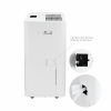 Dezumidificator Turbionaire LEVI 40 WIFI ION, 40 l/24h, Purificare prin Ionizare, Conectivitate WIFI, Garantie 3 ani, Rezervor 5.3l, Control digital tactil, Indicator luminos LED umiditate, Timer, Auto- restart