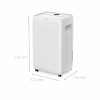 Dezumidificator Turbionaire SENSO N20 WiFi, 20 l/24h, Purificare prin ionizare, Silentios 41 dB, Rezervor 4.5l, 180 m³/h, Flaps automat, Control electronic, Timer, Display digital, Control tactil, Garantie 3 ani, 