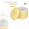 Difuzor de Aroma Turbionaire Puck Lemon, 7 Lumini LED interschimbabile, 5 W, Silentios, Portabil, Posibilitate alimentare USB, Oprire automata