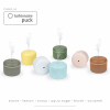 Difuzor de Aroma Turbionaire Puck Blush, 7 Lumini LED interschimbabile, 5 W, Silentios, Portabil, Posibilitate alimentare USB, Oprire automata