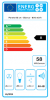 Hota de perete FALMEC FLIPPER,  Sticla culoare alba L=55 cm, Motor 800 mc/h, Iluminare LED, Garantie 5 ani, Fabricatie Italia, Filtru carbon inclus