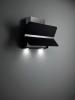 Hota de perete FALMEC FLIPPER NRS, Sistem de reducerea zgomotului patentat Falmec, L=85 cm, 800mc/h, Nivel de zgomot maxim 55 dB, Iluminare LED Dynamic si Dimabil,  Garantie 5 ani, Fabricatie Italia, Sticla culoarea neagra