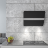 Hota de perete FALMEC FLIPPER NRS, Sistem de reducerea zgomotului patentat Falmec, L=85 cm, 800mc/h, Nivel de zgomot maxim 55 dB, Iluminare LED Dynamic si Dimabil,  Garantie 5 ani, Fabricatie Italia, Sticla culoarea neagra