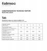 Hota de perete FALMEC TAB L=60 cm, 800 mc/h de culoare Fasteel, Garantie 5 ani, Fabricatie Italia