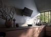 Hota de perete FALMEC VERSO culoare neagra,  L=55 cm, Motor 800 mc/h, Dubla aspiratie, Functie 24h, Touch Control, Dynamic LED, Garantie 5 ani, Fabricatie Italia