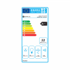 Hota de perete Kompatic by Turbionaire KTE90WPB, Motor 800 mc/h, Clasa A++, Functionare automata, Senzor monitorizare temperatura, Functie curatare aer, Iluminare LED, 3 viteze, Boost si Super Boost, 90 cm, Negru