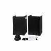 Hota de perete Kompatic by Turbionaire, Yara 60 KPYR60WB Motor 800mc/h, Clasa A++, Control prin Gesturi si Touch, Sistem anti-condens No Drip, Telecomanda, Functie curatare aer, Iluminare LED ajustabila, Aspiratie perimetrala, 60 cm, Negru mat