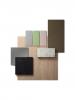 Hota de perete FALMEC SHELF 120cm, BLACK, Motor 500 m3/h, Tehnologie Multi-air, Functionare in recirculare, Integrare verticala, Control touch, Fabricatie Italia. Garantie 5 ani, 