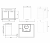 Hota de perete Turbionaire Ama 60 Wall Black, Motor 800 mc/h, Clasa A++, Motor brushless, Finisaj Negru mat, Control Touch, Iluminare LED 4000K, 3 viteze + Boost