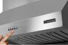 Hota de perete Turbionaire Cook 60 Pro TCK60WPS, Motor Brushless 800 mc/h, Clasa energetica A++, Filtre Baffle Avansate din Inox, Colector de grasimi, Control electronic, Iluminare Led, 3 viteze+Boost, 60 cm, Inox