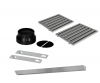 Hota de perete Turbionaire Cook 60 Pro TCK60WPS, Motor Brushless 800 mc/h, Clasa energetica A++, Filtre Baffle Avansate din Inox, Colector de grasimi, Control electronic, Iluminare Led, 3 viteze+Boost, 60 cm, Inox