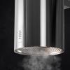 Hota de perete Turbionaire Dot 35 Wall, Motor brushless 800 mc/h, Clasa A++, Control electronic, Iluminare LED 4000K, 3 viteze + Boost, Filtru Aluminiu in 5 straturi, Design minimalist, Inox