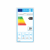 Hota de perete Turbionaire Elva 90 TEV90WS, Motor Brushless 800 mc/h, Clasa A++, Functionare automata, Senzor monitorizare temperatura, Functie curatare aer, LED-uri ajustabile, 3 viteze, Boost si Super boost, Aspiratie perimetrala, 90 cm, Inox