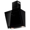 Hota de perete Turbionaire IVY 60 Wall Black TVY60WB, Motor 800 mc/h, WIFI, Clasa A++, Functie curatare aer, Reminder curatare/schimbare filtru, Iluminare LED, 3 viteze, Boost si Super Boost, 60 cm, Negru