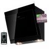 Hota de perete Turbionaire IVY 60 Wall Black TVY60WB, Motor 800 mc/h, WIFI, Clasa A++, Functie curatare aer, Reminder curatare/schimbare filtru, Iluminare LED, 3 viteze, Boost si Super Boost, 60 cm, Negru