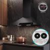 Hota de perete Turbionaire Maeve 60 TMVW60B, Motor Brushless 450 mc/h, Clasa A+++, Filtre carbon incluse, Timer, Touch Control , Iluminare LED, 3 viteze + Boost, Negru Hota de perete Turbionaire Maeve 60 TMVW60B, Motor Brushless 450 mc/h, Clasa A+++, Filtre carbon incluse, Timer, Touch Control , Iluminare LED, 3 viteze + Boost, Negru