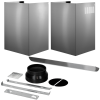 Hota de perete Turbionaire Tech 60 Pro TTE60WPS, Motor 800 mc/h, Clasa A++, Functionare automata, Senzor monitorizare temperatura, Functie curatare aer, Iluminare LED, 3 viteze, Boost si Super boost, 60 cm, Inox