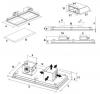 Hota de plafon FALMEC NUVOLA L=140 cm, Inox,  Fara motor, Telecomanda, Aspiratie perimetrala, Garantie 5 ani, Fabricatie Italia