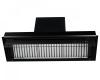 Hota incorporabila FALMEC VIRGOLA NO-DROP Touch Black, L=90cm, Sistem anti-condensare patentat No-Drop, Motor 800m³/h, Fabricatie Italia. Garantie 5 ani, Iluminare LED Dynamic si Dimabil