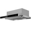 Hota incorporabila telescopica Kompatic by Turbionaire Aira 60 KAIRT60, Motor Brushless 450 mc/h, Clasa A+++, Filtre carbon incluse, Touch, Reminder curatare filtre, Iluminare LED, 3 viteze + Boost, Timer, Inox