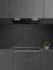 Hota incorporabila Turbionaire Amira 50 Black, Motor 600 mc/h, Clasa A++, Motor Brushless, Iluminare LED 4000K, Aspiratie perimetrala, 3 viteze + Boost, Control electronic, Filtru Inox si Aluminiu in 5 straturi, Silentioasa
