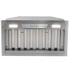 Hota incorporabila Turbionaire Chef 50 Pro THC50BPS, Motor Brushless 800 mc/h, Clasa energetica A++, Filtru Baffle Avansat din inox, Colector de grasimi, Control electronic, Iluminare Led, 3 viteze+Boost, 50 cm, inox