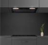 Hota incorporabila Turbionaire Luna 50 Black, Motor 460 mc/h, Iluminare LED 4000K, 3 viteze, Filtru grasimi din aluminiu negru in 5 straturi