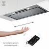Hota incorporabila Turbionaire Thea 75 RC, Motor 800 mc/h, Clasa A+, Motor brushless, Control prin Gesturi si Touch, Telecomanda, Iluminare LED 4000K, Aspiratie perimetrala, 3 viteze + Boost, Filtru Aluminiu in 5 straturi