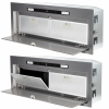 Hota incorporabila Turbionaire Thea 75 RC, Motor 800 mc/h, Clasa A+, Motor brushless, Control prin Gesturi si Touch, Telecomanda, Iluminare LED 4000K, Aspiratie perimetrala, 3 viteze + Boost, Filtru Aluminiu in 5 straturi
