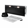 Hota incorporabila Turbionaire Thea 75 RCB, Motor 800 mc/h, Clasa A+, Motor brushless, Control prin Gesturi si Touch, Telecomanda, Iluminare LED 4000K, Aspiratie perimetrala, 3 viteze + Boost, Filtru Aluminiu in 5 straturi