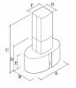 Hota insula FALMEC ELEKTRA, L=85 cm, 800 mc/H, Aspiratie perimetrala, Iluminat LED, Inox AISI 304, Fabricatie Italia, Garantie 5 ani