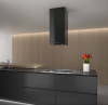 Hota insula FALMEC MIRA BLACK L=40 cm, Garantie 5 ani,Aspiratie perimetrala, Fabricatie Italia, LED