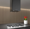 Hota insula FALMEC MIRA BLACK L=40 cm, Garantie 5 ani,Aspiratie perimetrala, Fabricatie Italia, LED