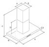 Hota insula FALMEC PLANE L=120 cm, 800 mc/h, Garantie 5 ani, Fabricatie Italia