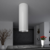 Hota insula FALMEC Polar White , 800 mc/h, Iluminare LED, Garantie 5 ani, Fabricatie Italia, Inox AISI 304