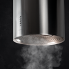 Hota insula Turbionaire Dot 35 Island, Motor brushless 800 mc/h, Finisaj inox, Clasa A++, Control electronic, Iluminare LED 4000K, 3 viteze + Boost, Filtru Aluminiu in 5 straturi, Design minimalist