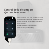 Hota Kompatic by Turbionaire, Kori 60 KPKR60WB, Perete, Motor 800mc/h, Clasa A+++, Control prin Gesturi, Touch, Telecomanda, Auto Heat Detection Mode, Reminder curatare filtre, Colector grasimi, Boost/Super Boost, Filtre Baffle Avansate, Negru, 60 cm