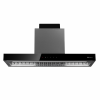 Hota Kompatic by Turbionaire, Riva 90 KRV90SI, Incorporabila sub corpul suspendat, Motor Brushless 800mc/h, Clasa A+++, LED-uri ajustabile, Filtre Baffle Avansate, Touch Control, Refulare verticala/orizontala, 3 viteze, Boost si Super Boost, Inox
